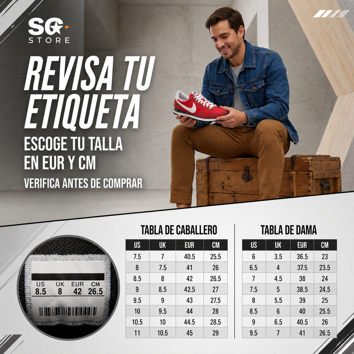 Guía de tallas